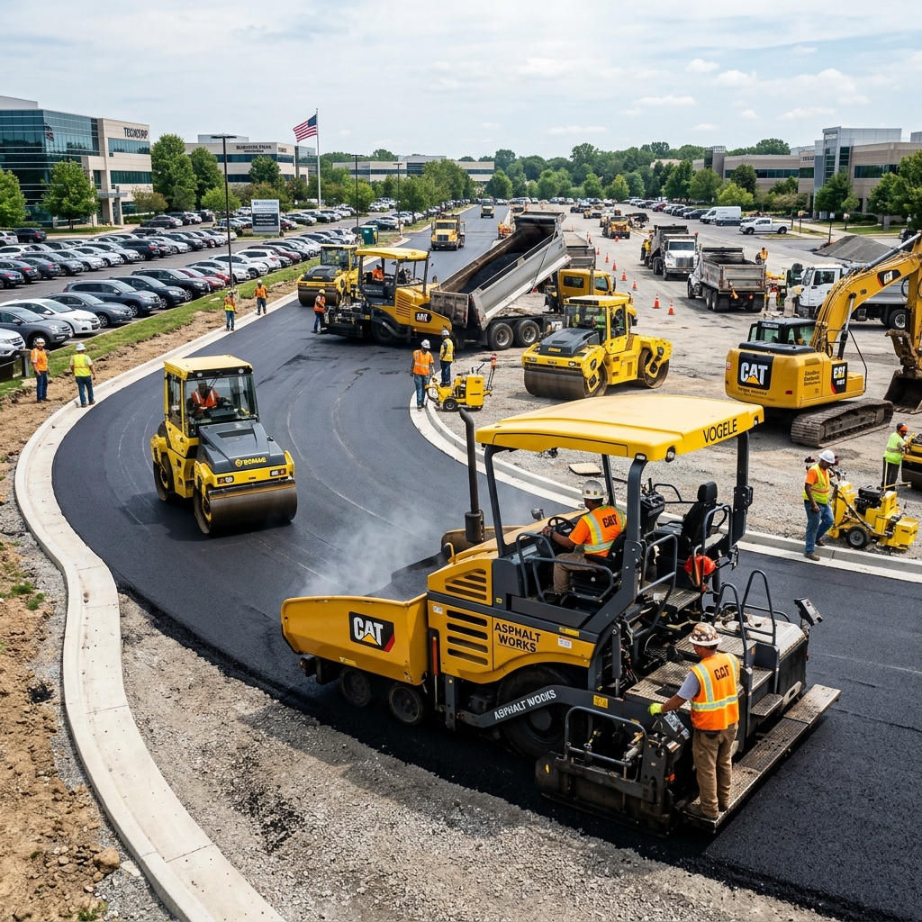 Commercial Asphalt Paving in Ontario