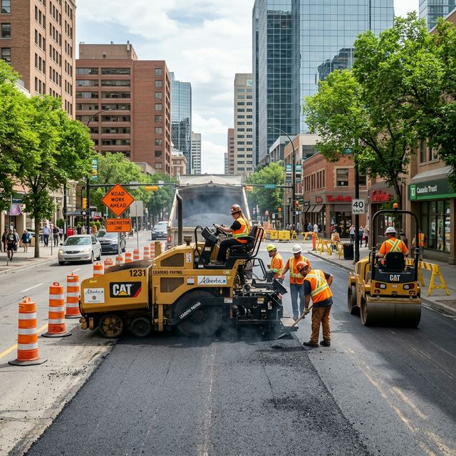 Municipal Road Building and Milling